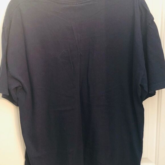 Men’s navy blue t shirt. Graphics - Picture 3 of 5